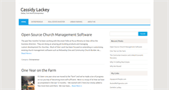 Desktop Screenshot of cassidylackey.com